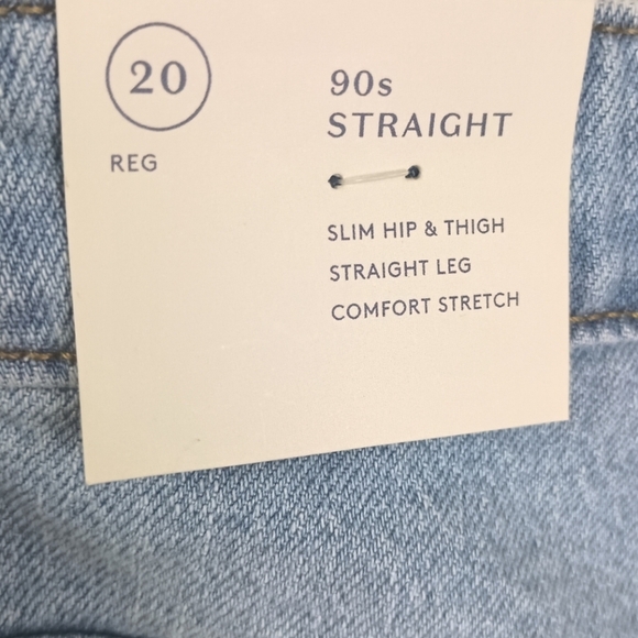 NWT Universal Thread High Rise 90's Straight Jeans Size 20 - Picture 4 of 10